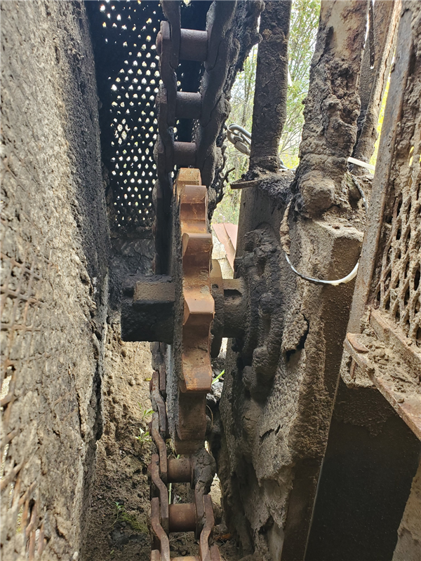 Morrison Knudson 9' X 34' L Super Scrubber, Rubber Lined, 125 Hp)